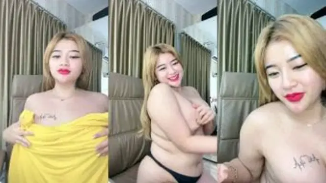 Payudara Meychen Hot Handuk Kuning