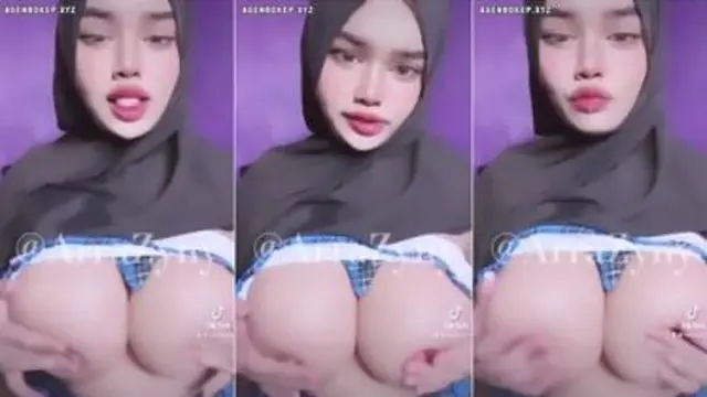 Jilbab Tiktok Toket Karet