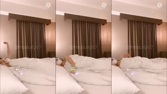 Miss Lutty Lingerie Ungu Bugil Colmek Pakai Mesin Dildo