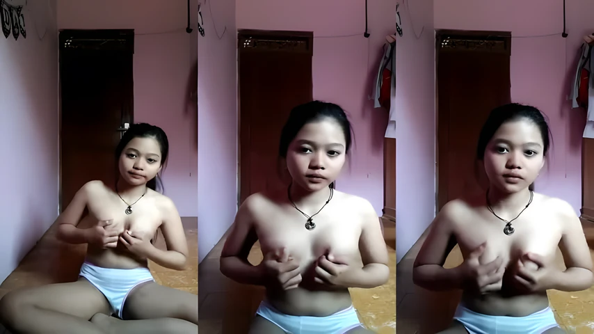 Abg Selesai Mandi Remes Payudara